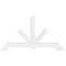 Ekena Millwork Vanguard Architectural Grade PVC Gable Bracket, 84"W x 45 1/2"H x 4"D x 6"F, 13/12 Pitch GBP084X46X0406VAN00 - alternate 4